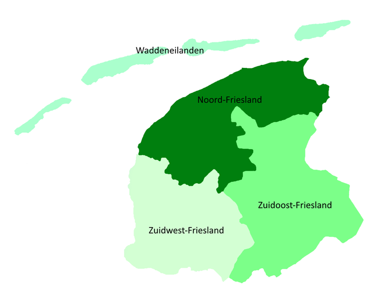 Bestand:Regiokaart Friesland.png